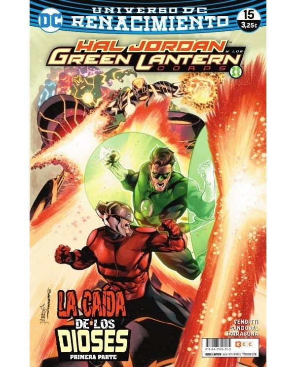 Green Lantern núm. 70 /15 (Renacimiento) 9788417316075 ECC 3,25 €