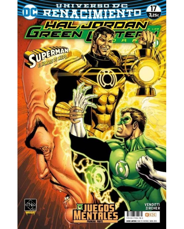 Green Lantern núm. 72/17 (Renacimiento) 9788417354985 ECC 3,25 €