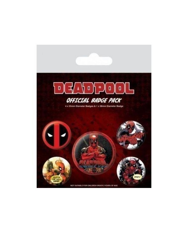 Pack Chapas MARVEL Deadpool 5050293805382  3,95 €