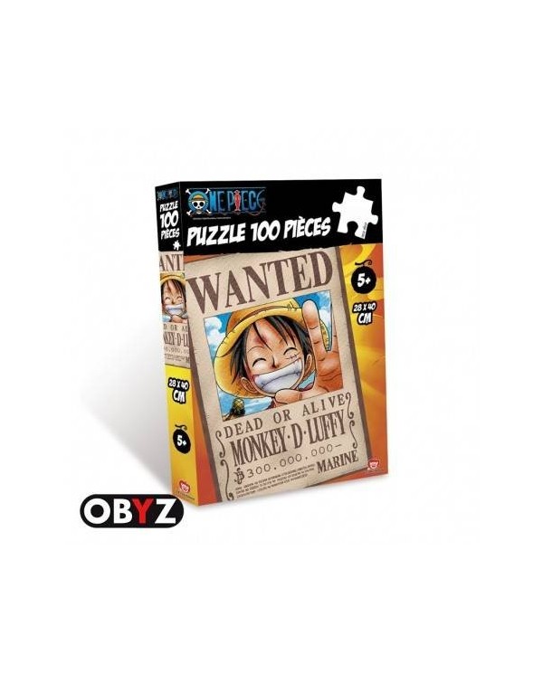 ONE PIECE - PUZZLE 100 PIEZAS LUFFY WANTED