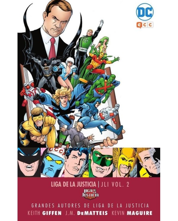 GRANDES AUTORES DE LA LIGA DE LA JUSTICIA: KEITH GIFFEN, J.M. DEMATTEIS Y KEVIN MAGUIRE – JLI VOL. 2