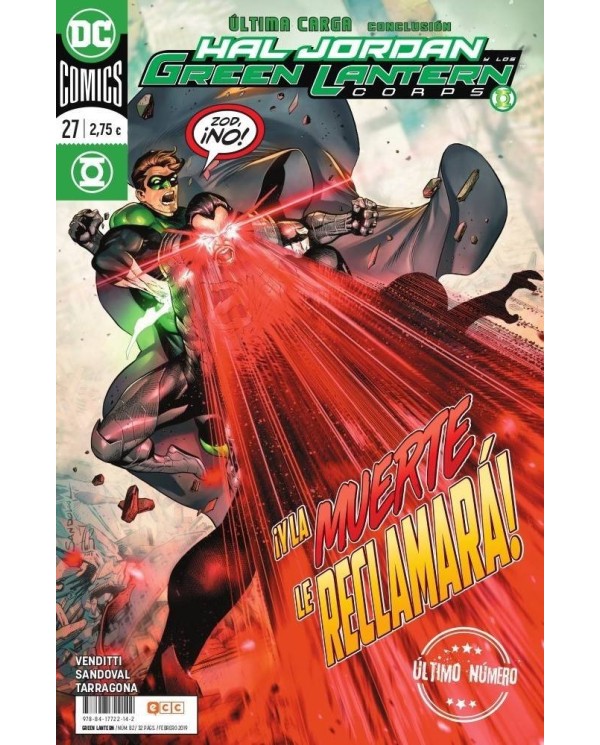 Green Lantern núm. 82/27 (Renacimiento) 9788417722142 ECC 2,75 €