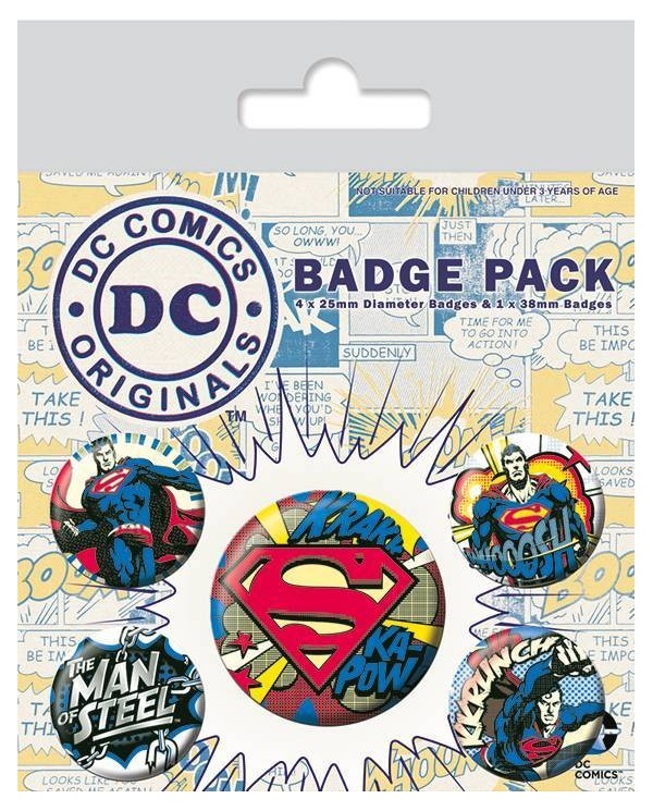 DC Comics Superman set pins vintage DC COMICS3,26 €3,26 €  DC COMICS