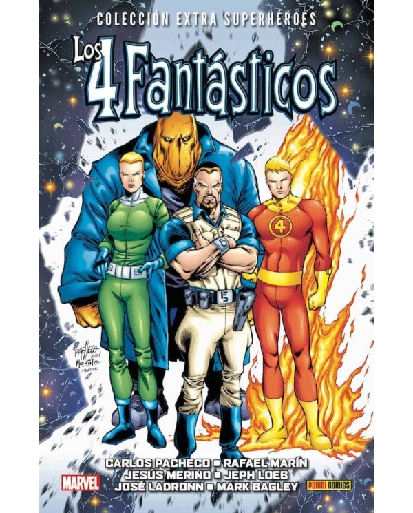 LOS 4 FANTASTICOS DE CARLOS PACHECO 02. DE IDA Y VUELTA PANINI17,31...