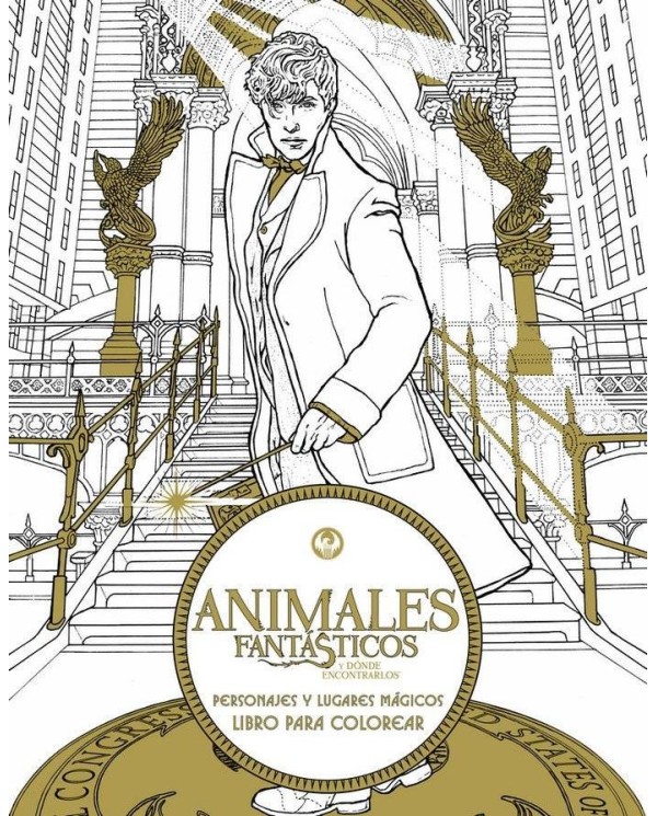 Harry Potter Animales Fantasticos para Colorear